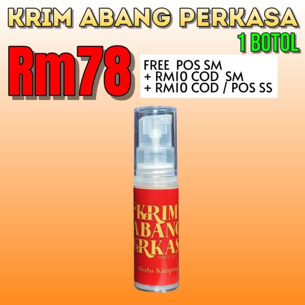 PAKEJ 1 BOTOL KRIM ABANG PERKASA